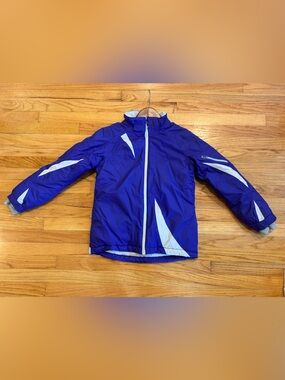 L.L. Bean Purple Snow Jacket with Grey Thinsulate Lining